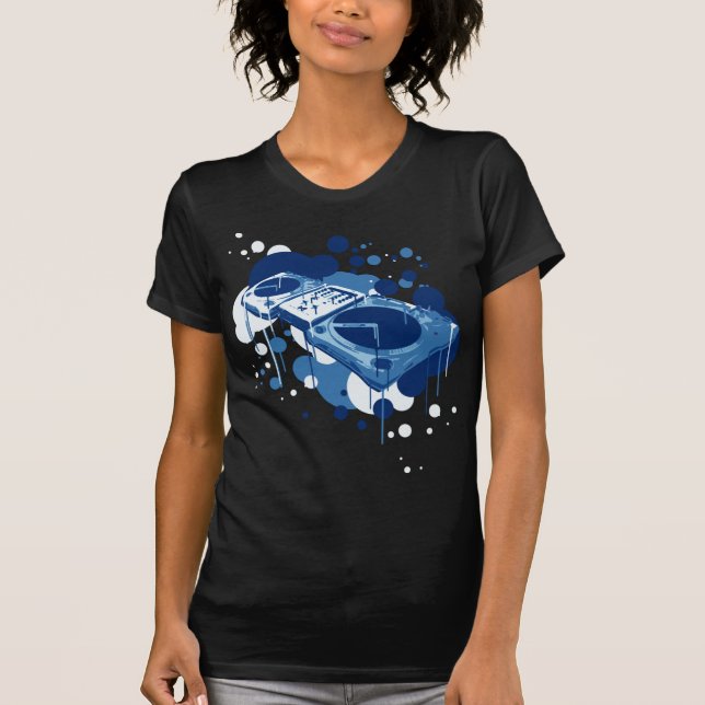 T-shirt Tourne-disques du DJ (Devant)