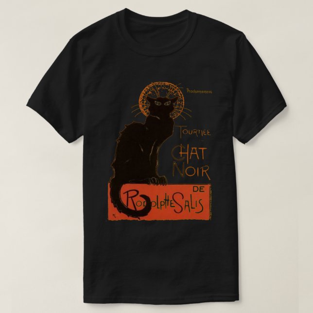 T-shirt Tournee Du Conversation Noir - Après Sticker Stein (Design devant)