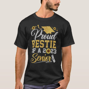T-shirt Tournesol 2023 Fier Bestie D'Un Gradu Senior 2023