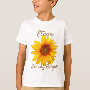 T-shirt Tournesol brillant