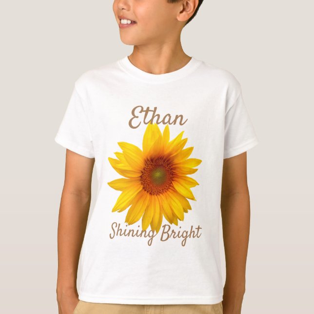 T-shirt Tournesol brillant (Devant)
