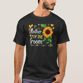 T-shirt Tournesol Coeur Mère De La Femme Maris De La Salle