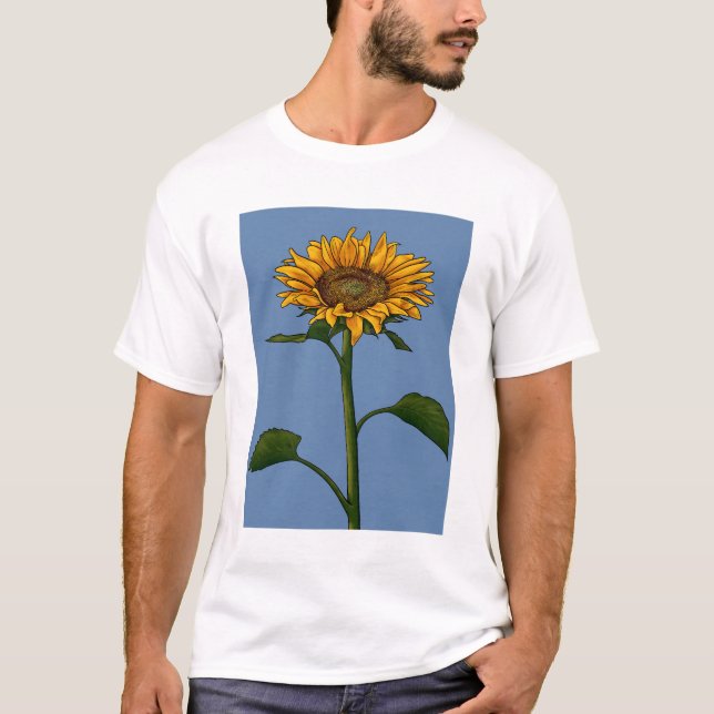 T-shirt Tournesol coloré (Devant)