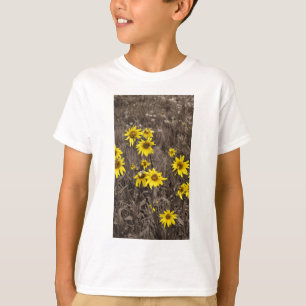 T-shirt Tournesol dans la Montagne Rocheuse