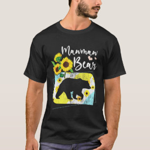 T-shirt Tournesol de l'ours Mawmaw