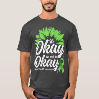 T-shirt Tournesol de sensibilisation à la santé mentale -