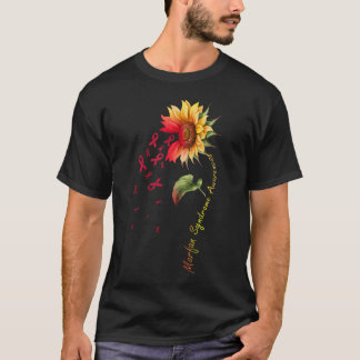 T-shirt Tournesol de sensibilisation au syndrome de Marfan