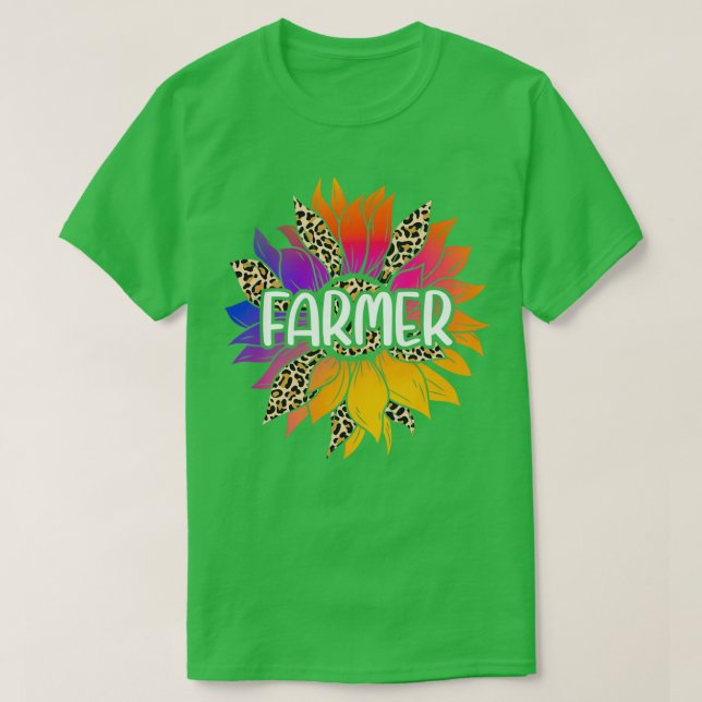 T-shirt Tournesol fermier (Design devant)