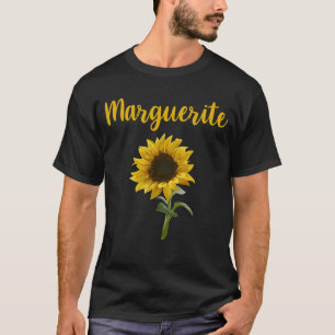 T-shirt Tournesol Heureux - Nom Marguerite