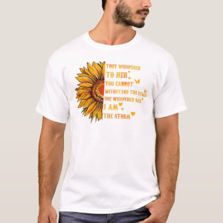 T-shirt Tournesol Ils lui ont hurlé Vous ne pouvez pas res