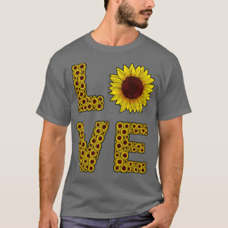 T-shirt Tournesol Jaune Aimer Fleurs de soleil