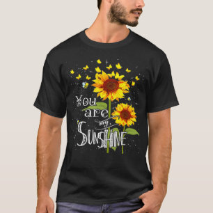 T-shirt Tournesol Papillon Vous Êtes Mon Soleil