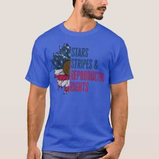 T-shirt Tournesol patriotique États-Unis Stations Stripes 