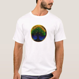 T-shirt Tournesol Rétro Chuchotement – Botanique Texturée 