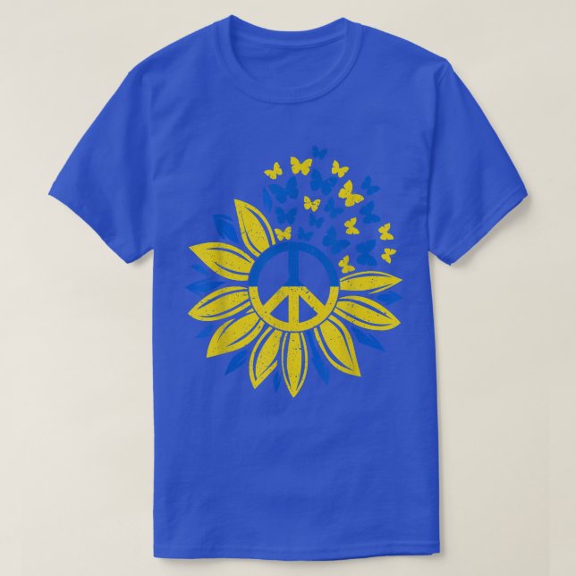 T-shirt Tournesol Ukraine Drapeau ukrainien Ukraine Fierté (Design devant)