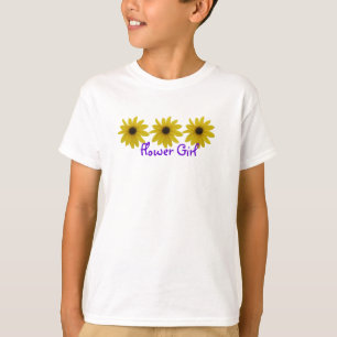 T-shirt Tournesols de demoiselle de honneur