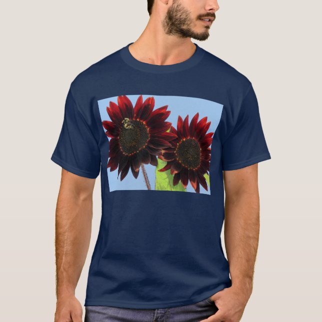 T-shirt Tournesols de la Reine de velours (Devant)