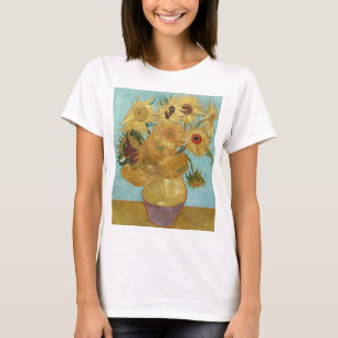 T-shirt Tournesols de Van Gogh - Impressionnisme Bleu & Ja