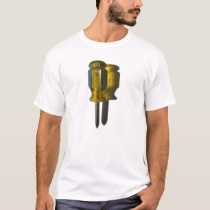 T-shirt Tournevis bleu jaune