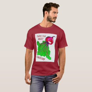 T-shirt Tournez la betterave autour de la chemise