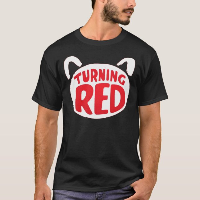 T-shirt Tournez le logo Red Movie Blanc et Rouge Classic T (Devant)