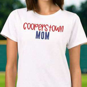 T-shirt Tournoi de baseball de maman à Cooperstown