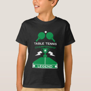 T-shirt Tournoi de tennis de table