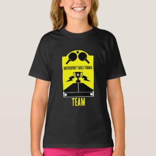 T-shirt Tournoi de tennis de table