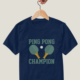 T-Shirt Tournoi de Tennis de Table Champion de Pin