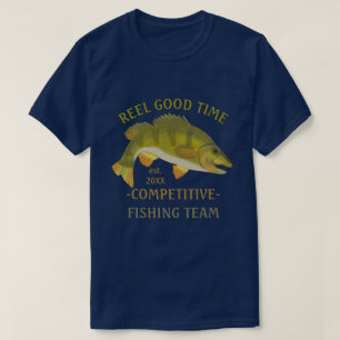 T-shirt Tournoi d'équipe de pêche Pêche Pêche sur mesure P
