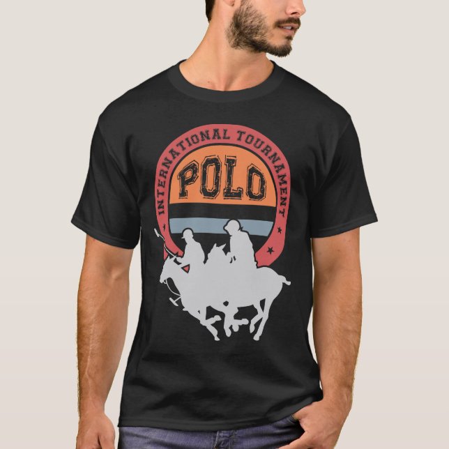 T-shirt Tournoi international de Polo (Devant)