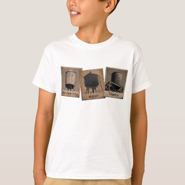T-shirt Tours d'eau de New York (Devant)