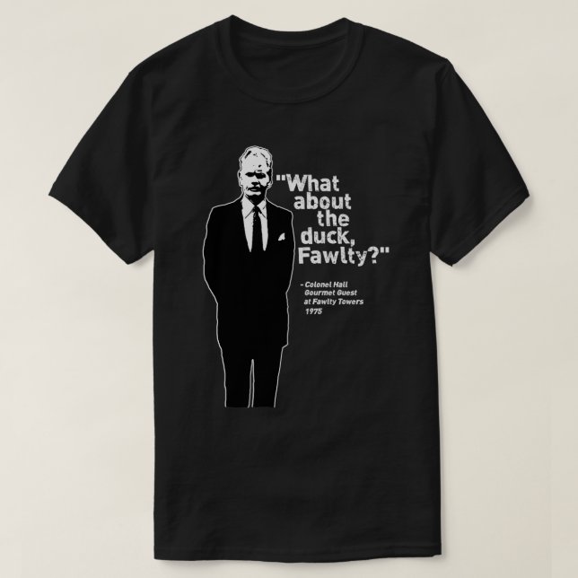 T-shirt Tours faussées Et le canard (Design devant)