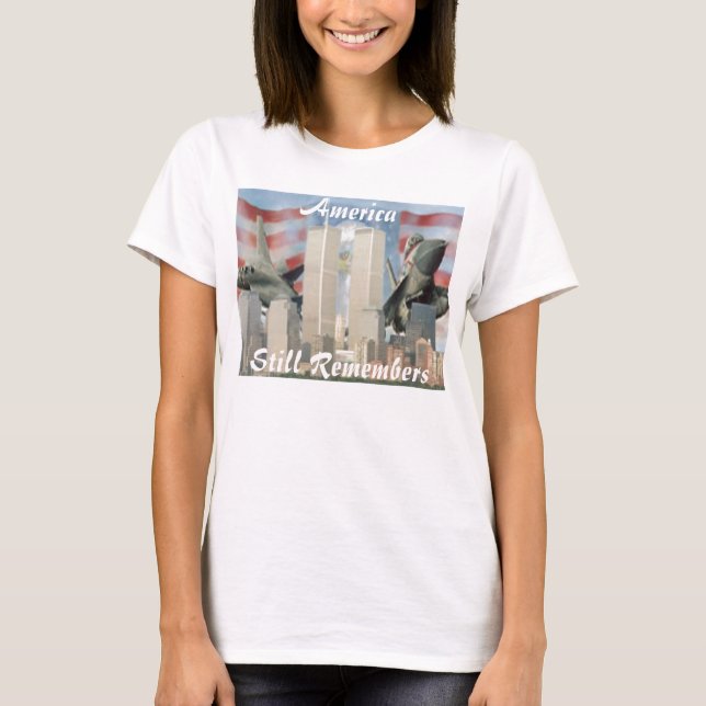 T-shirt Tours jumelles 9/11 Chemise commémorative (Devant)