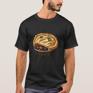 T-shirt Tourte de steak et de rognons