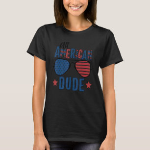 T-shirt Tous American Dude 4 juillet Lunettes de soleil Ga
