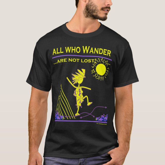 T-shirt Tous ce que Wander ne sont pas perdu (Devant)