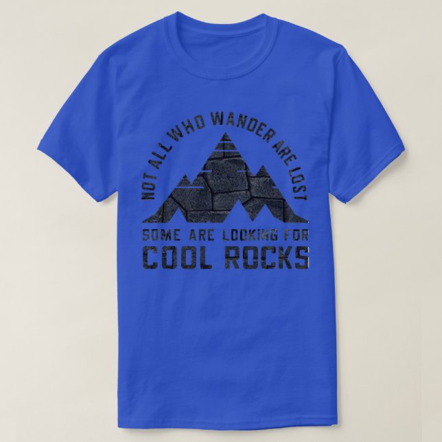 T-shirt Tous Ceux Qui Se Promènent Ne Sont Pas Perdus Cert (Design devant)