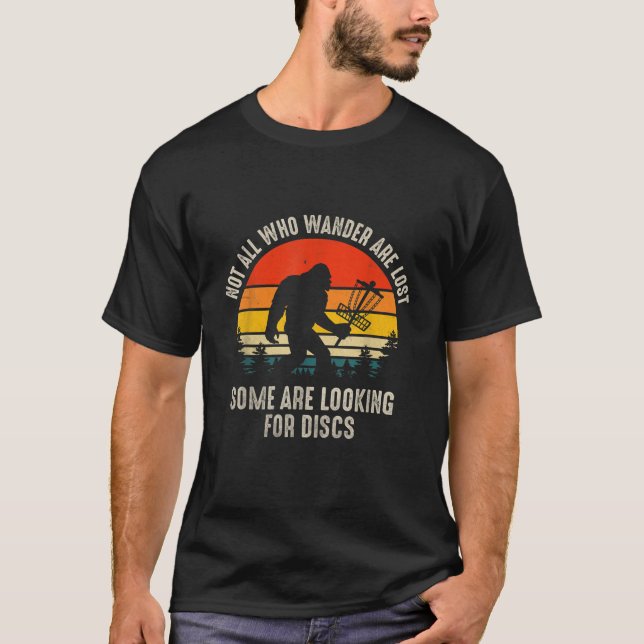 T-shirt Tous Ceux Qui Se Promènent Ne Sont Pas Perdus Disq (Devant)
