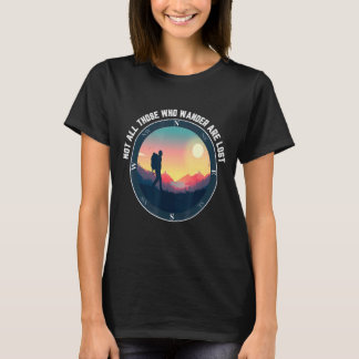 T-shirt Tous Ceux Qui Se Promènent Ne Sont Pas Perdus Rand