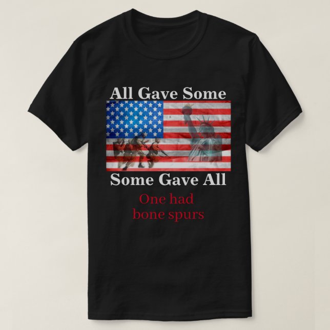 T-shirt Tous En Ont Donné, Certains En Ont Donné Tous (Design devant)