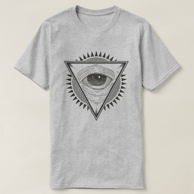 T-shirt Tous en voyant l'oeil (Design devant)