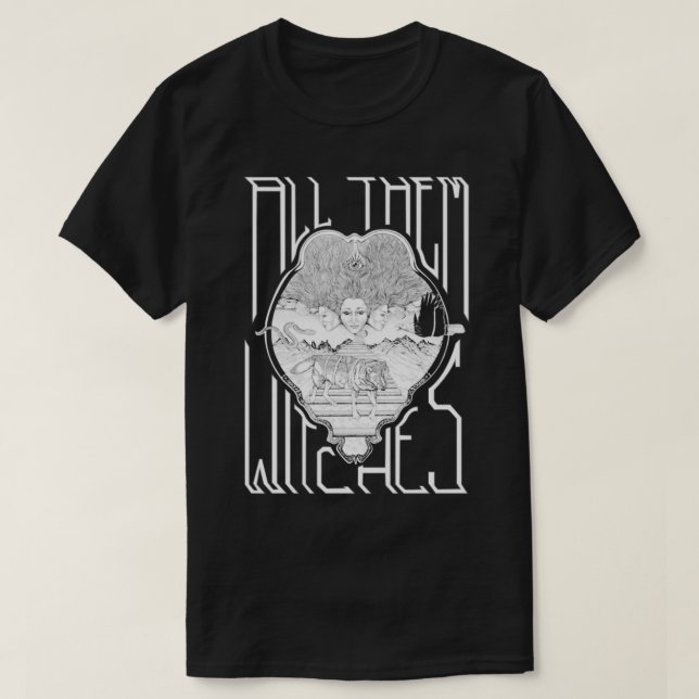 T-shirt Tous, Eux, Sorcières, Merch, Américain, Stoner, Ro (Design devant)