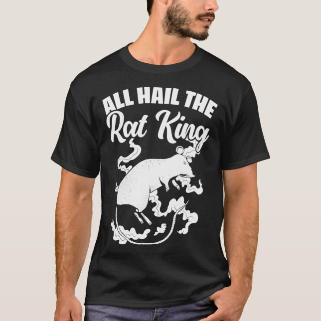 T-shirt Tous Hail Rat King Médiéval Souris Rat (Devant)