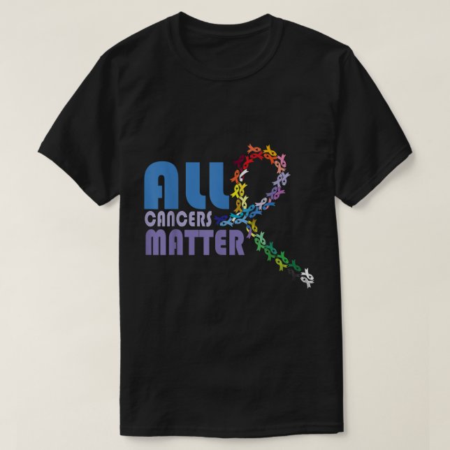 T-shirt Tous le cancer, moteur de sensibilisation Soutien  (Design devant)