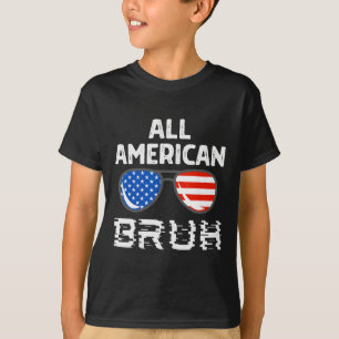 T-shirt Tous les Américains 4 juillet Boys Patriotic Usa T