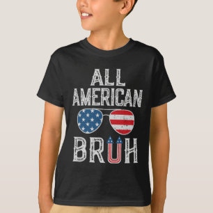 T-shirt Tous les Américains 4 juillet garçons Ados patriot