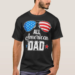 T-shirt Tous les américains papa US lunettes de soleil dra