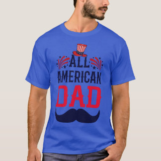 T-shirt Tous les américains papa US lunettes de soleil dra