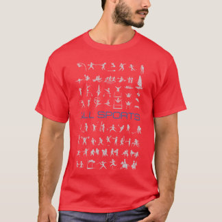 T-shirt Tous les amis du sport